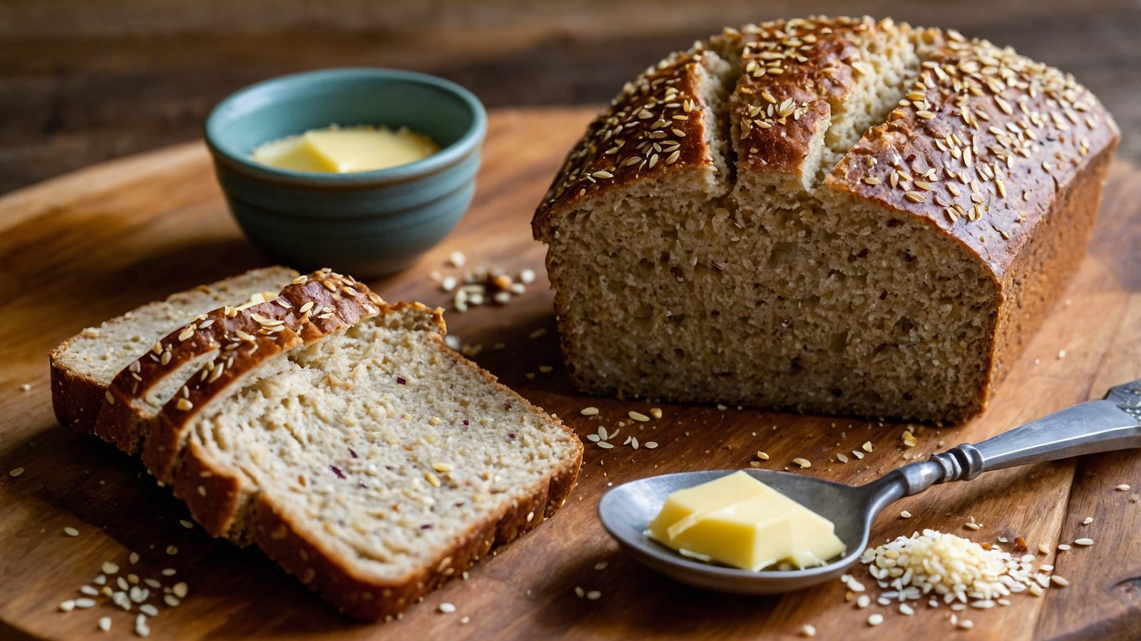 Pan de Amaranto y Quinoa Sin Gluten