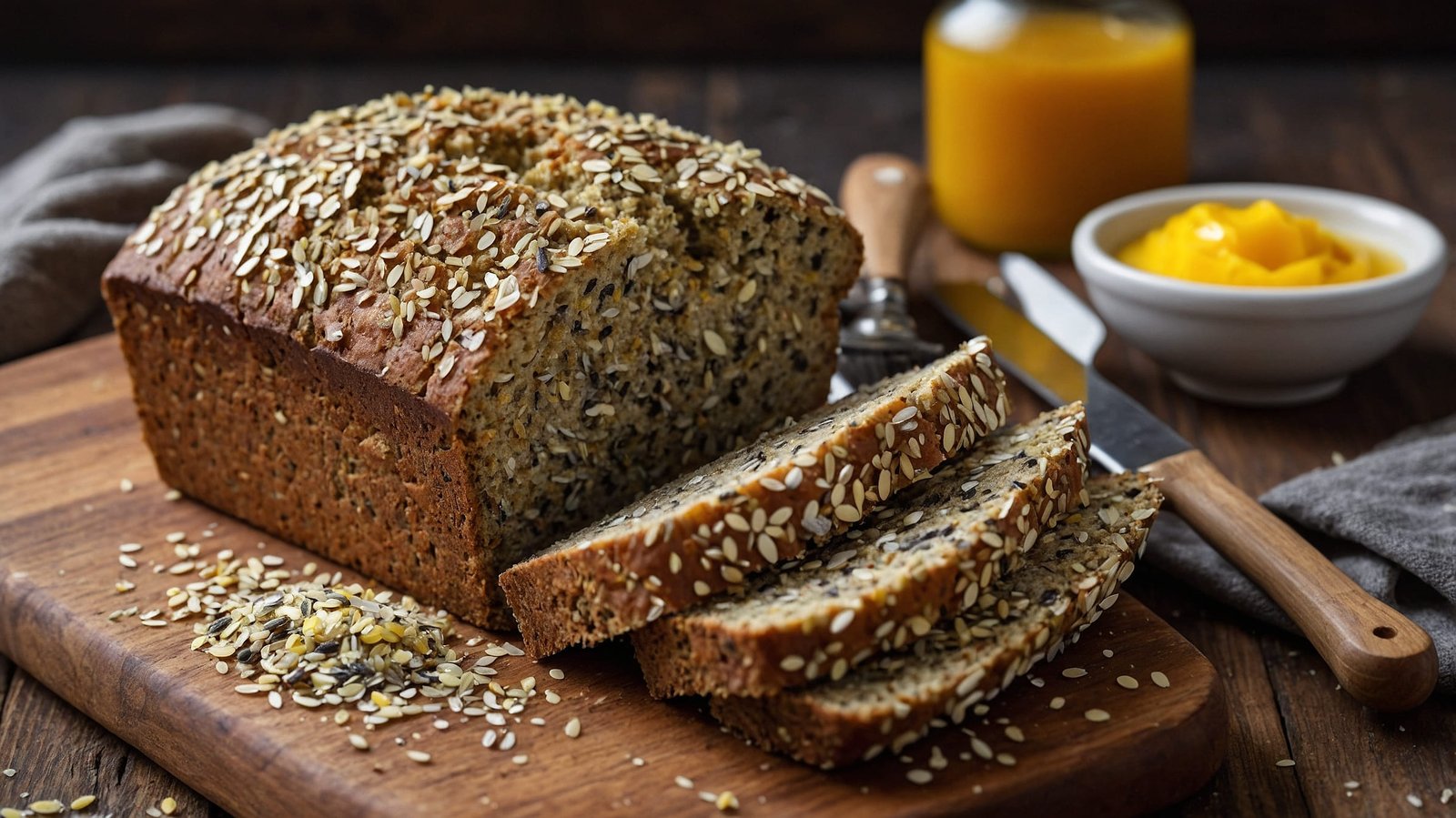 Pan de Quinoa y Chía Sin Gluten