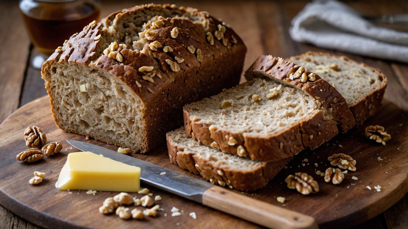 Pan de Nuez sin Gluten