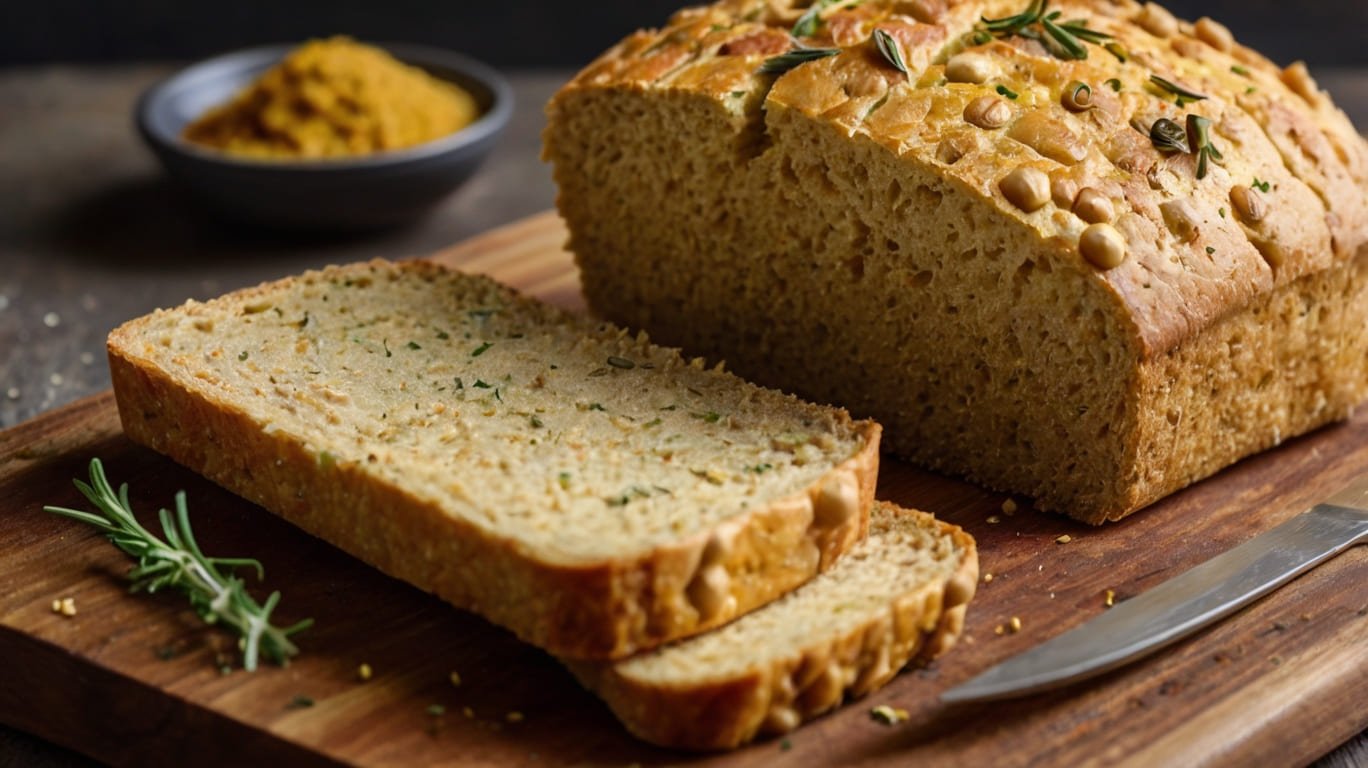 Pan de Garbanzo Sin Gluten