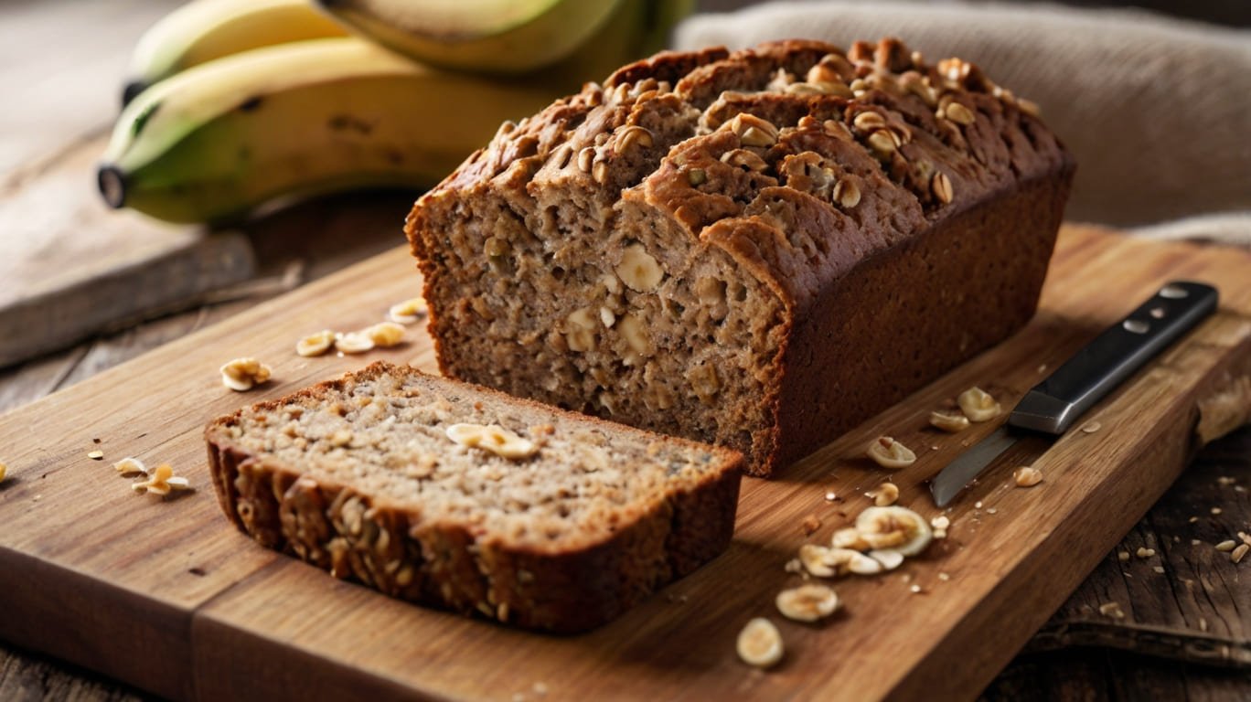 Pan de Plátano Sin Gluten