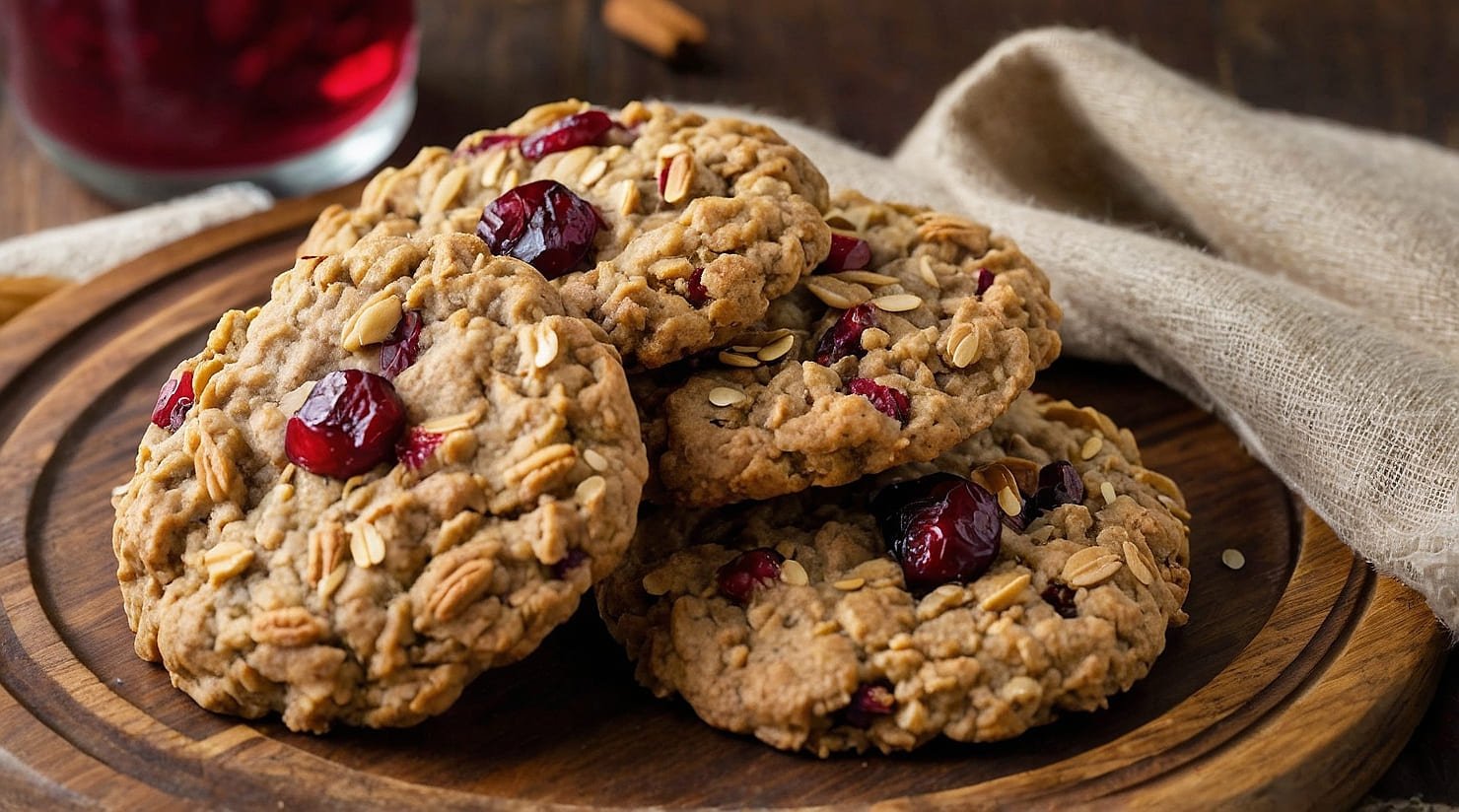 Galletas de Avena y Arándanos Sin Gluten