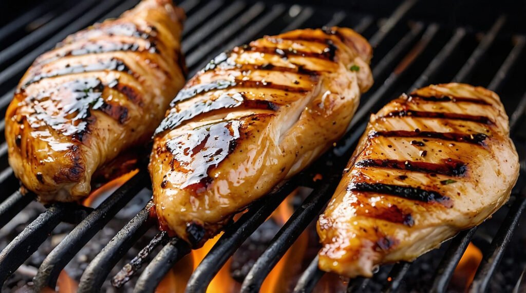 Pollo a la Parrilla con Quinua y Verduras Sin Gluten