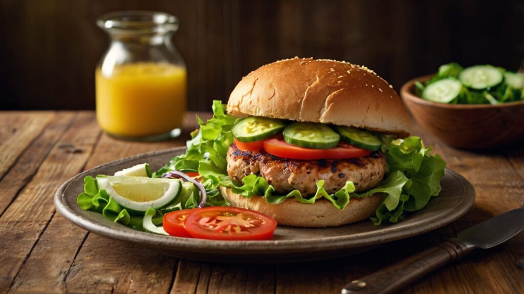 Hamburguesas de Pavo con Ensalada Sin Gluten: Una Receta Saludable, Sabrosa y Fácil de Preparar